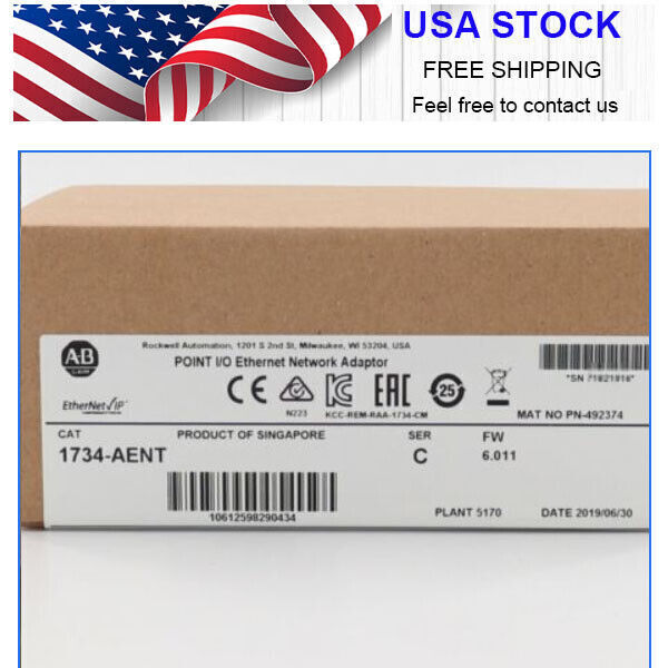 1734-AENT New Sealed Allen-Bradley 1734AENT POINT I/O Ethernet Network Adaptor