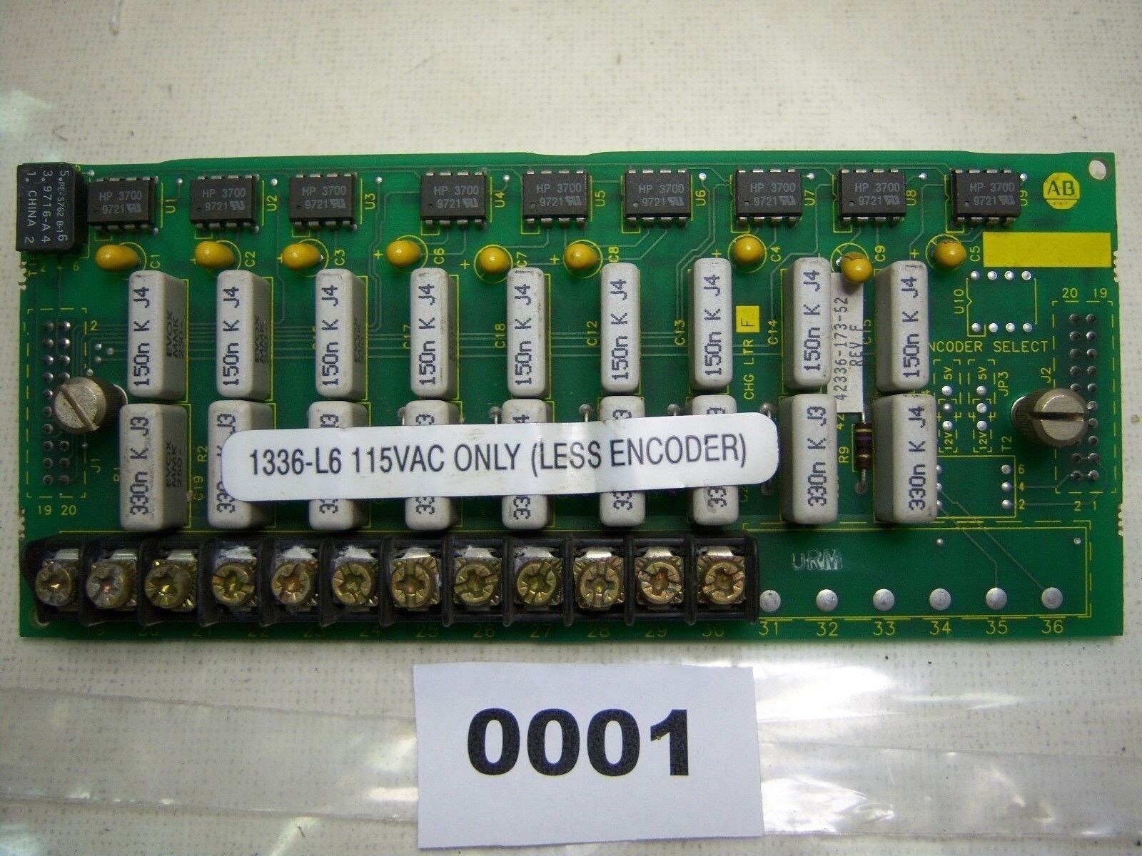 Allen-Bradley Control Interface Board Less Encoder 1336-L6