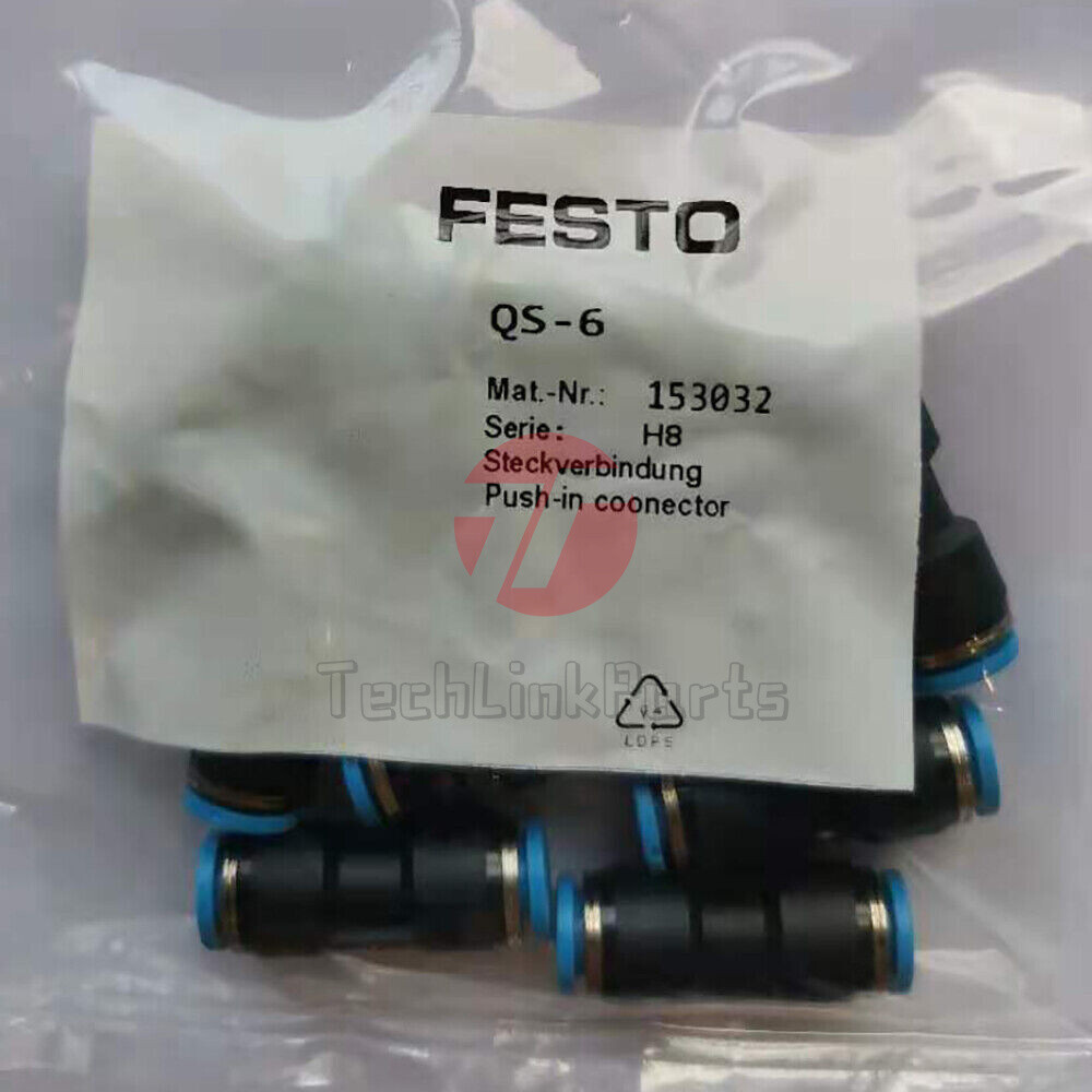 FESTO QS-6 153032 10PC New Connector Free Shipping