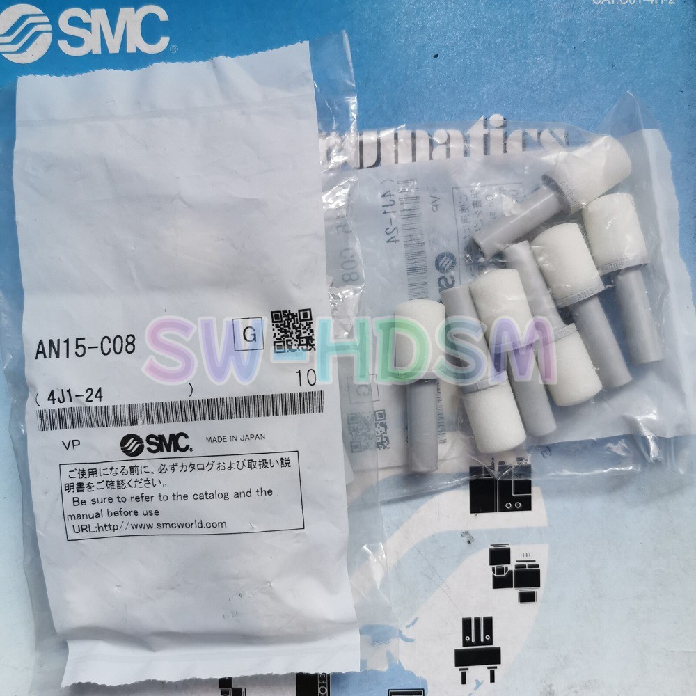 10PCS New for SMC AN15-C08 Quick Change Connector Silencer Freight Free