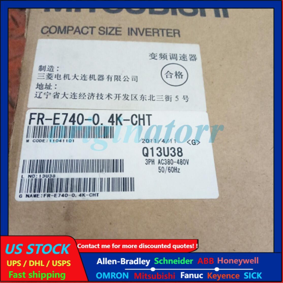 1PC New Mitsubishi FR-E740-0.4K-CHT PLC Module Inverter Box Fast Shipping