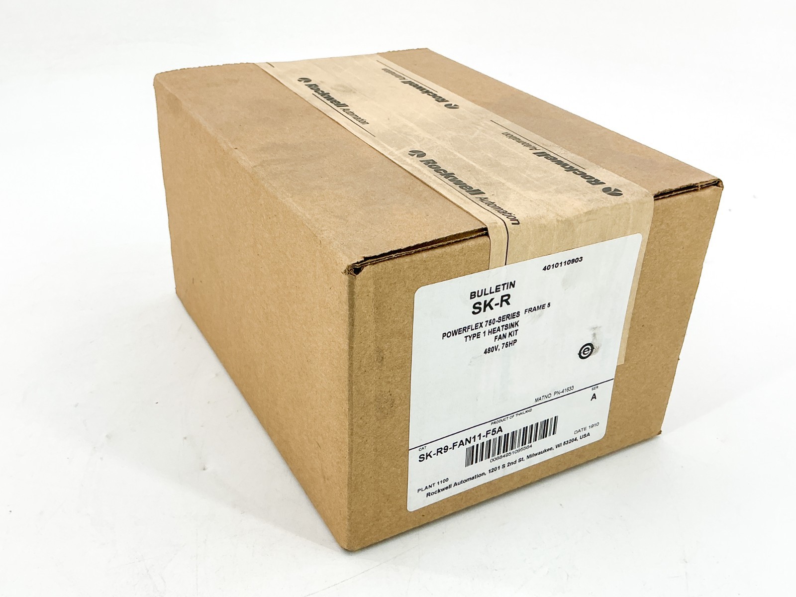 New Allen Bradley SK-R9-FAN11-F5A Powerflex Heatsink Fan 480V Ser.A – Sealed Box