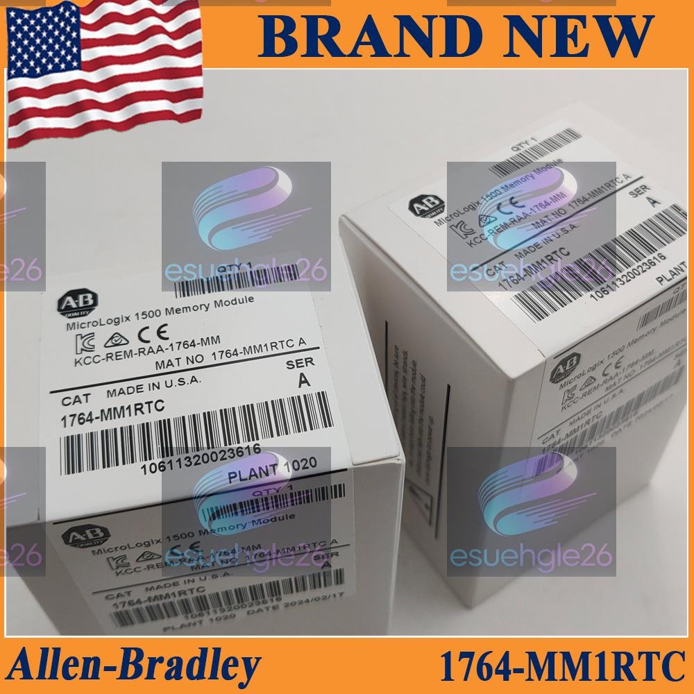 PLC-AB 1764-MM1RTC 1764MM1RTC MicroLogix 1500 Memory Module New Free Ship