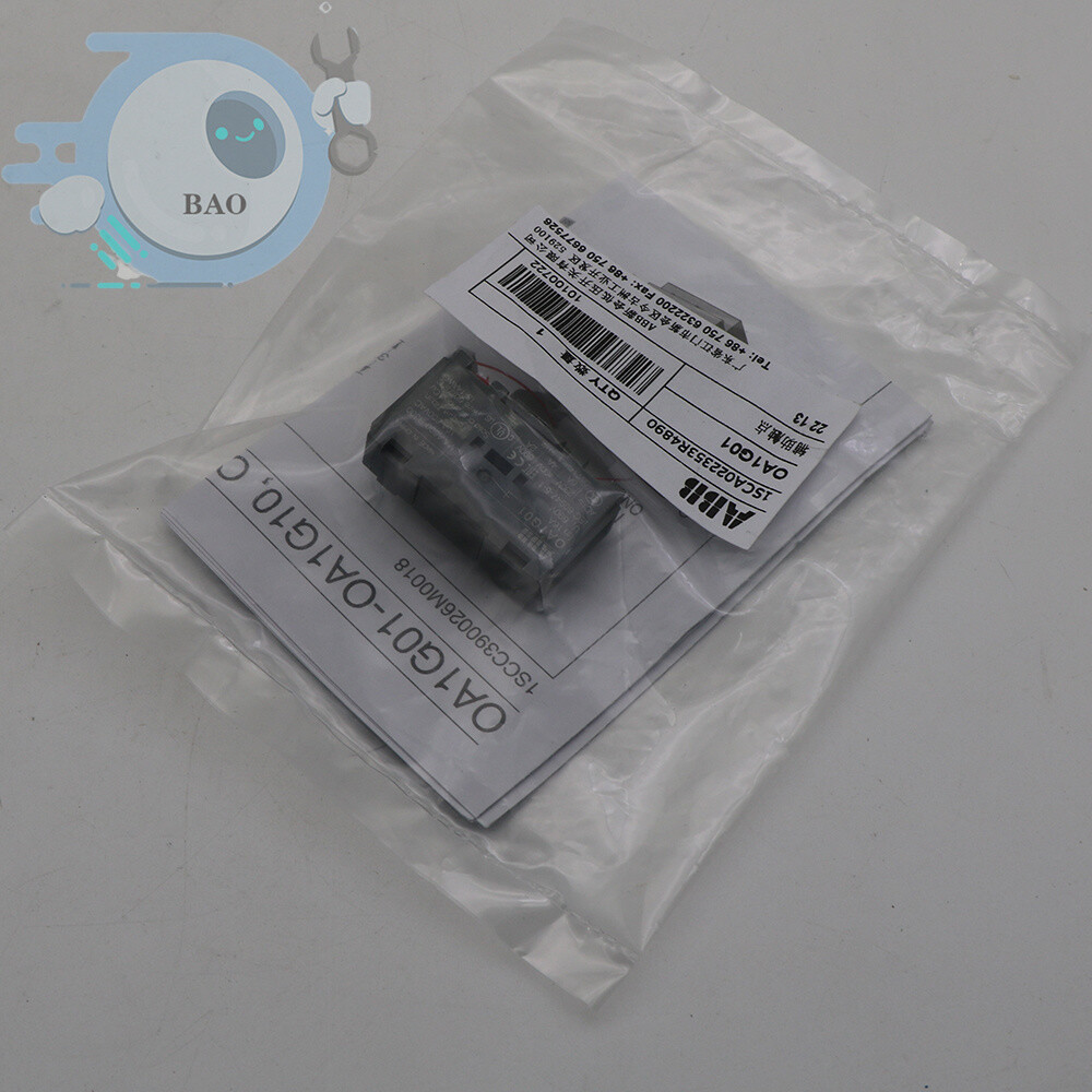 1PCS ABB OA1G01 1SCA022353R4890 1NC AUXILIARY CONTACT