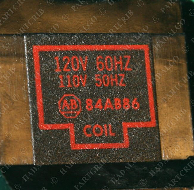 Allen Bradley, 84AB86, Coil Contactor Starter 110/120V NEW