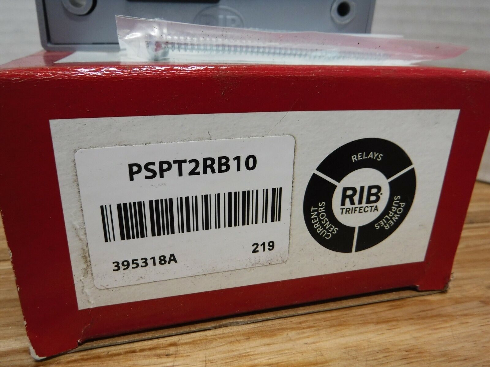 RIB PSPT2RB10 Safety Outlet control panel 10 amp ON/OFF SWITCH