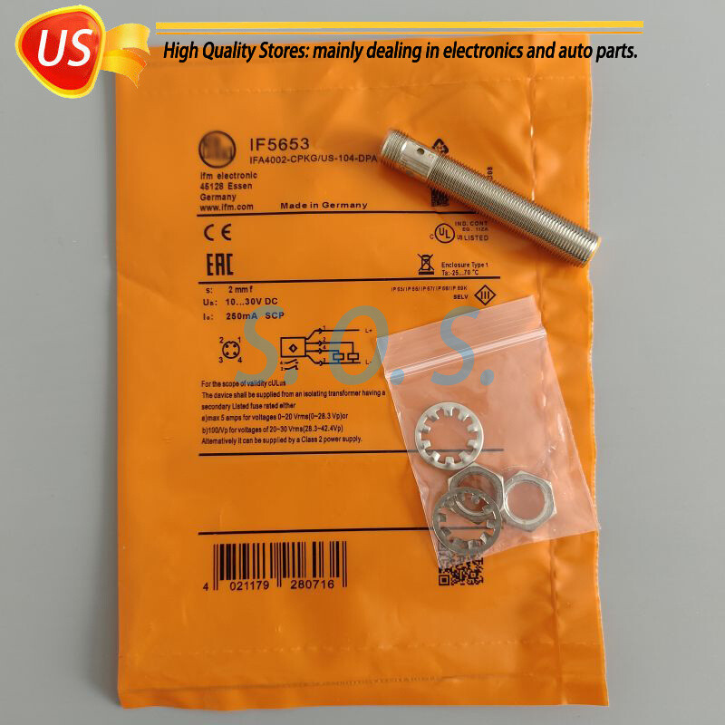 1pcs New For IFM IF5653 Proximity Sensor Switch 10-30VDC 250mA 2mm