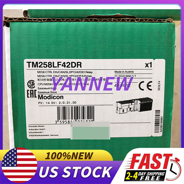 TM258LF42DR SCHNEIDER TM258LF42DR PLC Programmable Controller NEW IN BOX