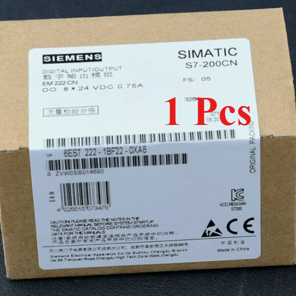 1PCS NEW 6ES7222-1BF22-0XA8 SIEMENS PLC S7-200CN EM222 Fast Ship