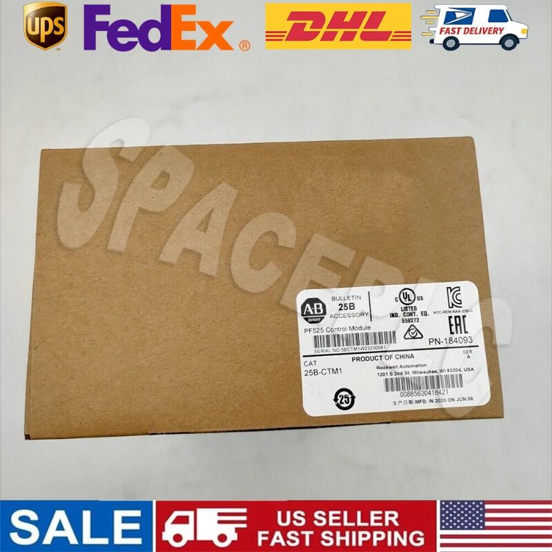 25B-CTM1 PowerFlex 525 Control Module New AB Factory Original Sealed Box 25BCTM1
