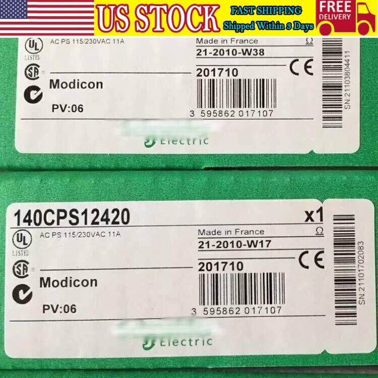 Schneider Electric 140CPS12420 Modicon 140CPS12420 NEW 1pcs