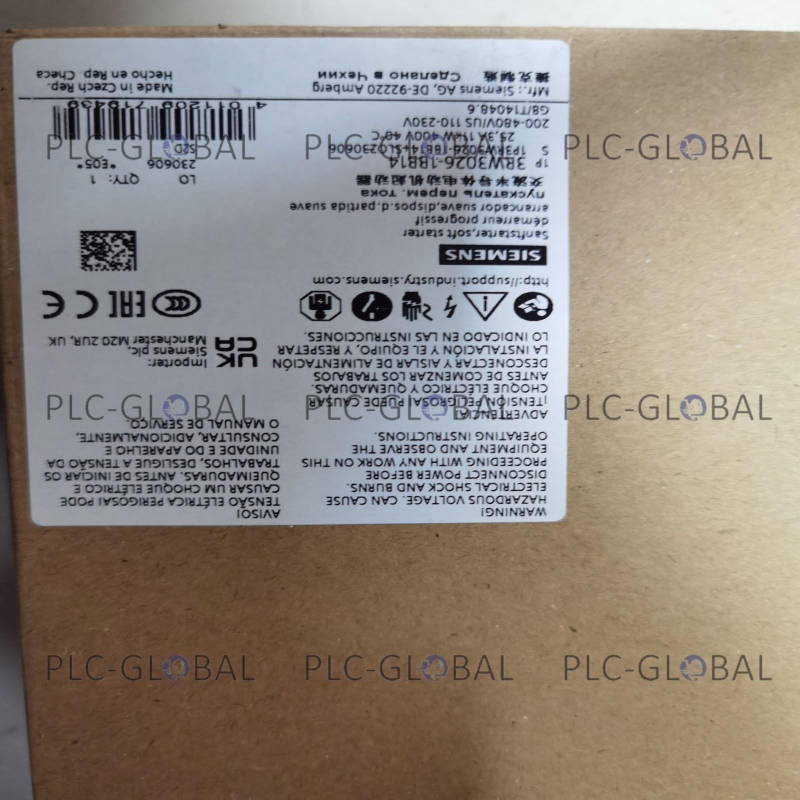 1 Unit Brand New Siemens 3RW3026-1BB14 Local Stock With Warranty