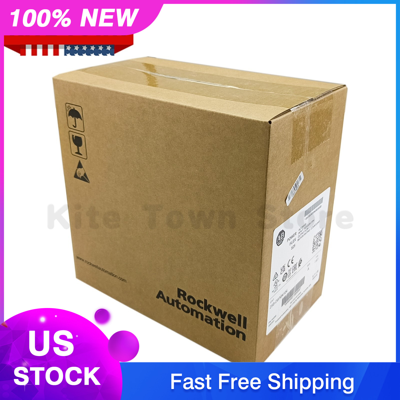 2025 New Factory Sealed Allen-Bradley 25B-D6P0N104 525 2.2kW 3Hp AC Drive