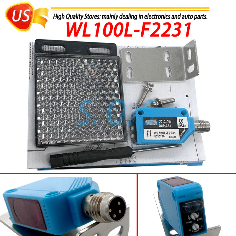 New In Box For SICK WL100L-F2231 Photoelectric Sensor Switch 10-30VDC 100mA