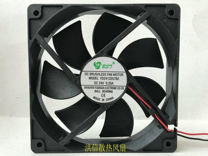 1pcs BST 12025 FD2412257B2 DC24V 0.25A Industrial Machine Inverter Cooling Fan