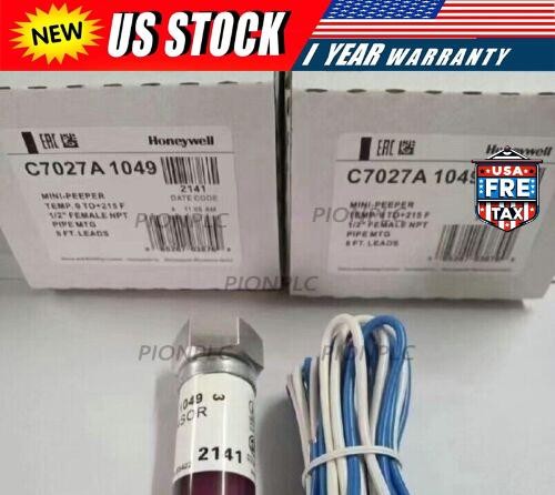 New in box original Honeywell C7027A1049 C7027A-1049 Flame Detector Sensor
