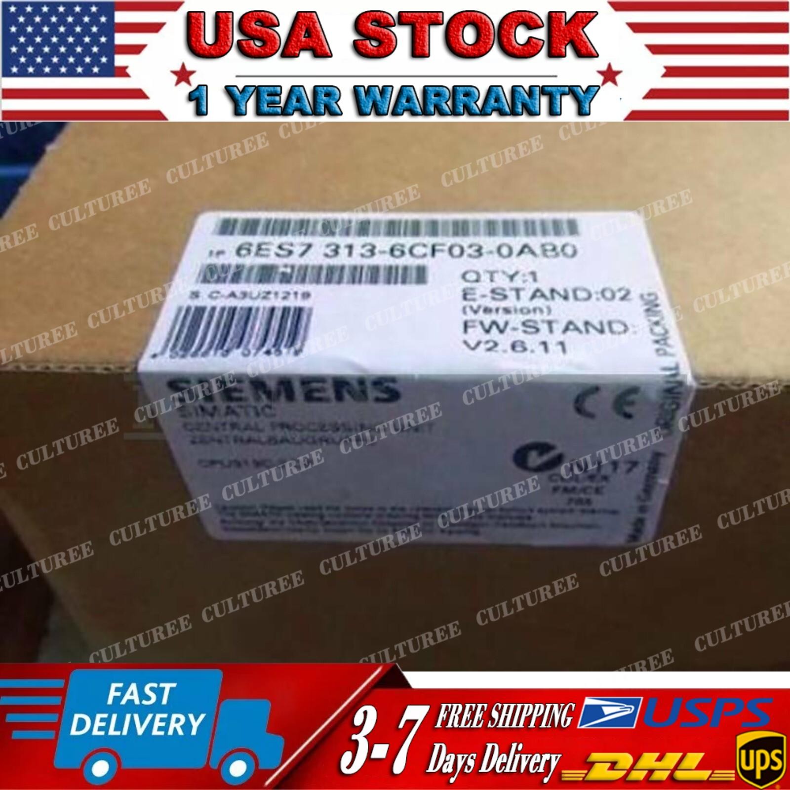 1PC 6ES7313-6CF03-0AB0 6ES7 313-6CF03-0AB0 Siemens New