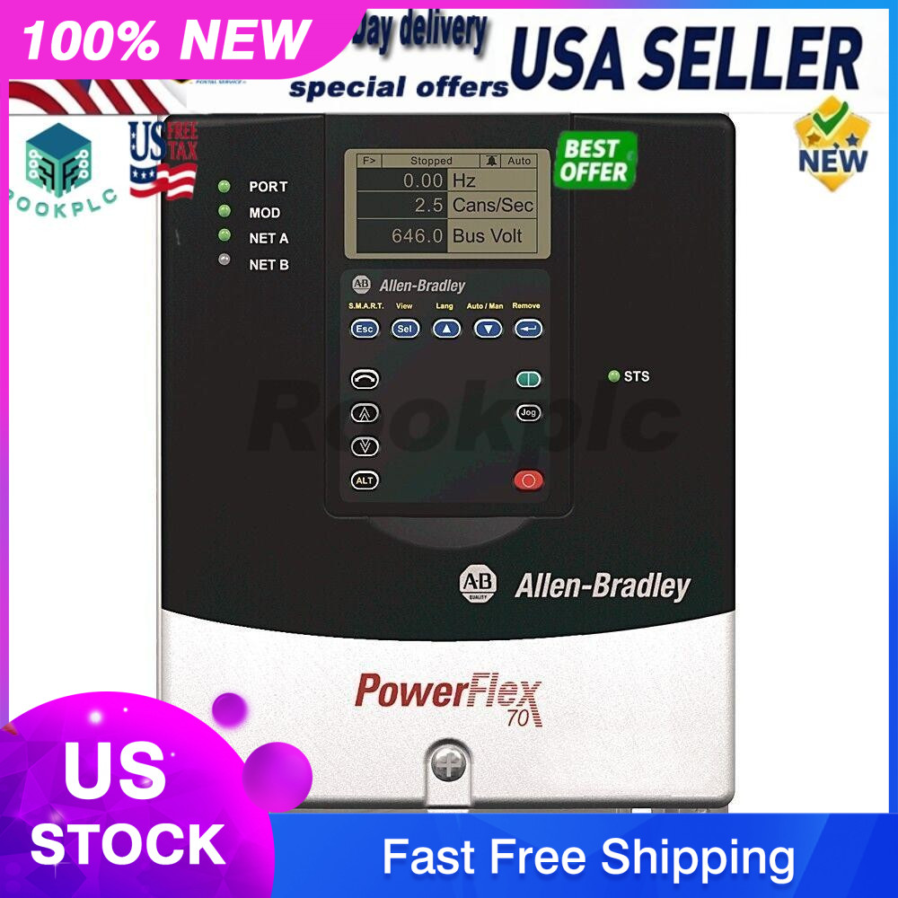 Allen-Bradley 20AC5P0A0AYNANC0 3-Phase 2.2kW 5A 400V 3HP AC Drive NEW IN BOX