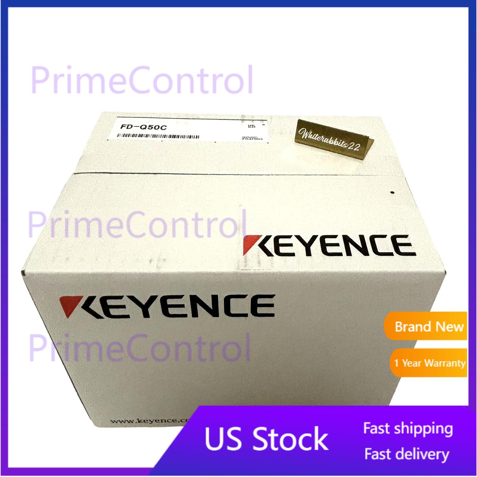 NEW Keyence FD-Q50C Clamp-On Flow Sensor Flow Meter US Free TAX