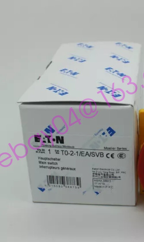 NEW EATON T0-2-1/EA/SVB Load isolation switch