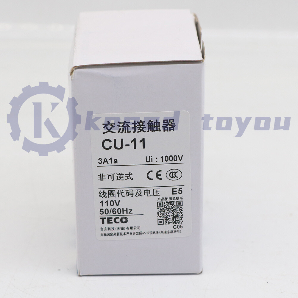 1Pcs new CU-11 110V For TECO Taian AC contactor