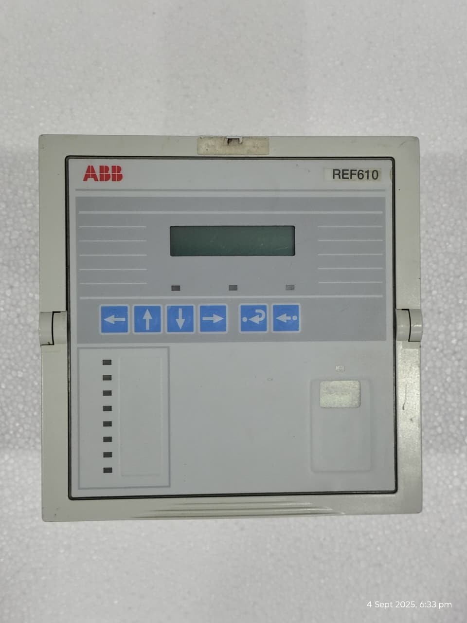 ABB REF610 RELAY / ABB REF610C11HCNR FEEDER PROTECTION RELAY/ MADE IN FINLAND
