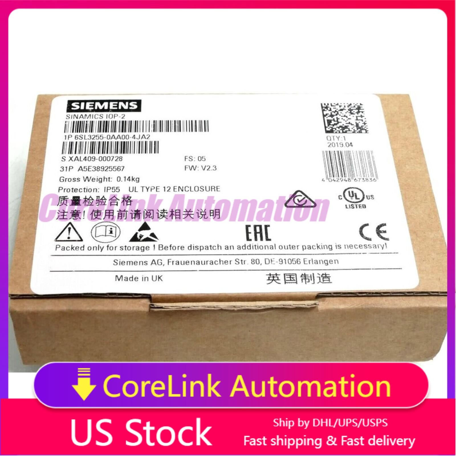 New Siemens 6SL3 255-0AA00-4JA2 6SL3255-0AA00-4JA2 G Intelligent Operator Panel