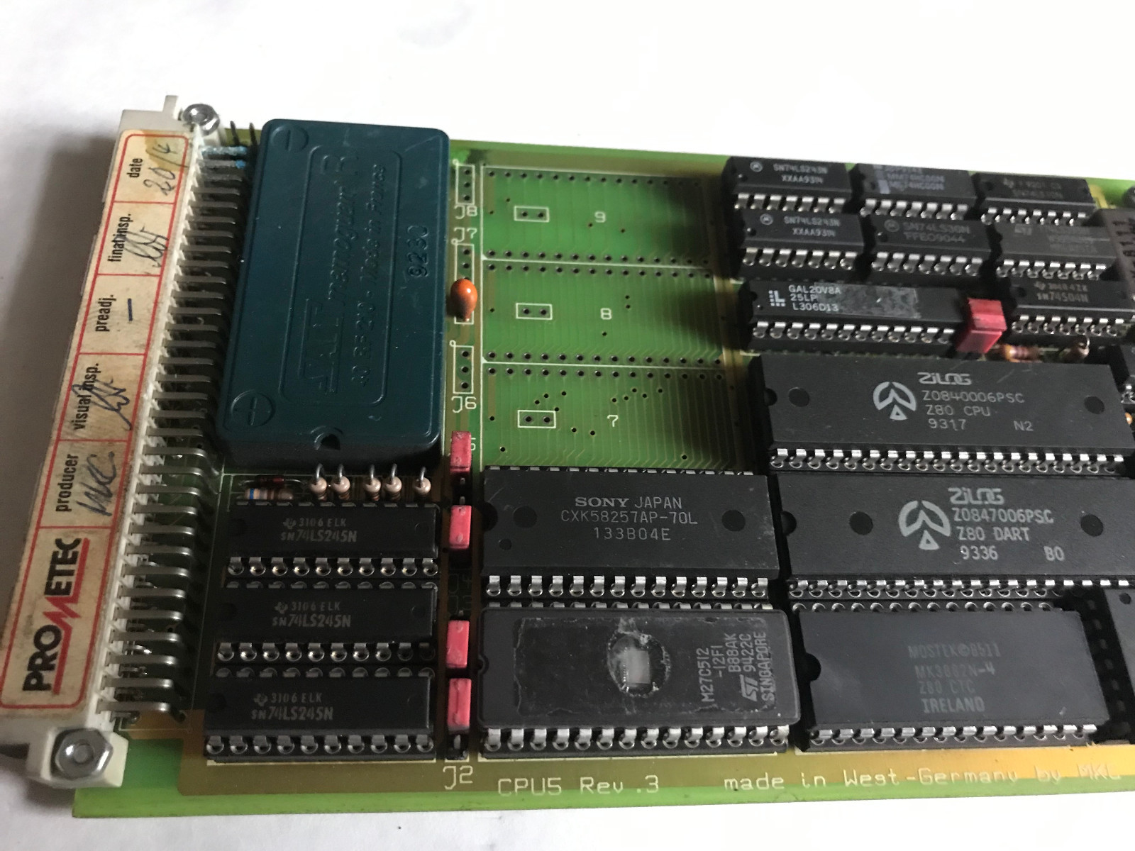 PROMETEC CPU5 REV.3 CNC ELECTRICAL CPUS REV.3 BY MKC germany,SU,SV