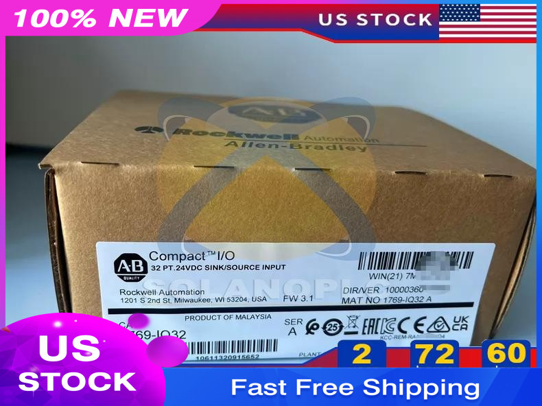 Factory Sealed AB 1769-IQ32 /A CompactLogix 24V DC Input Module 1769IQ32 NEW
