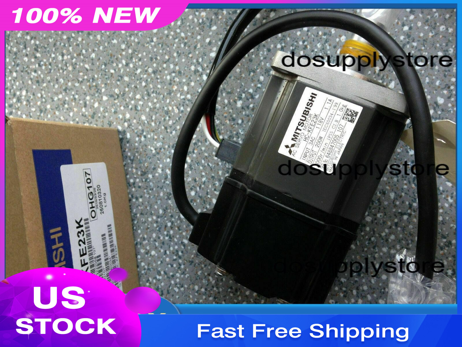MITSUBISHI HC-KFE23K AC SERVO MOTOR New In Box HCKFE23K Expedited Shipping
