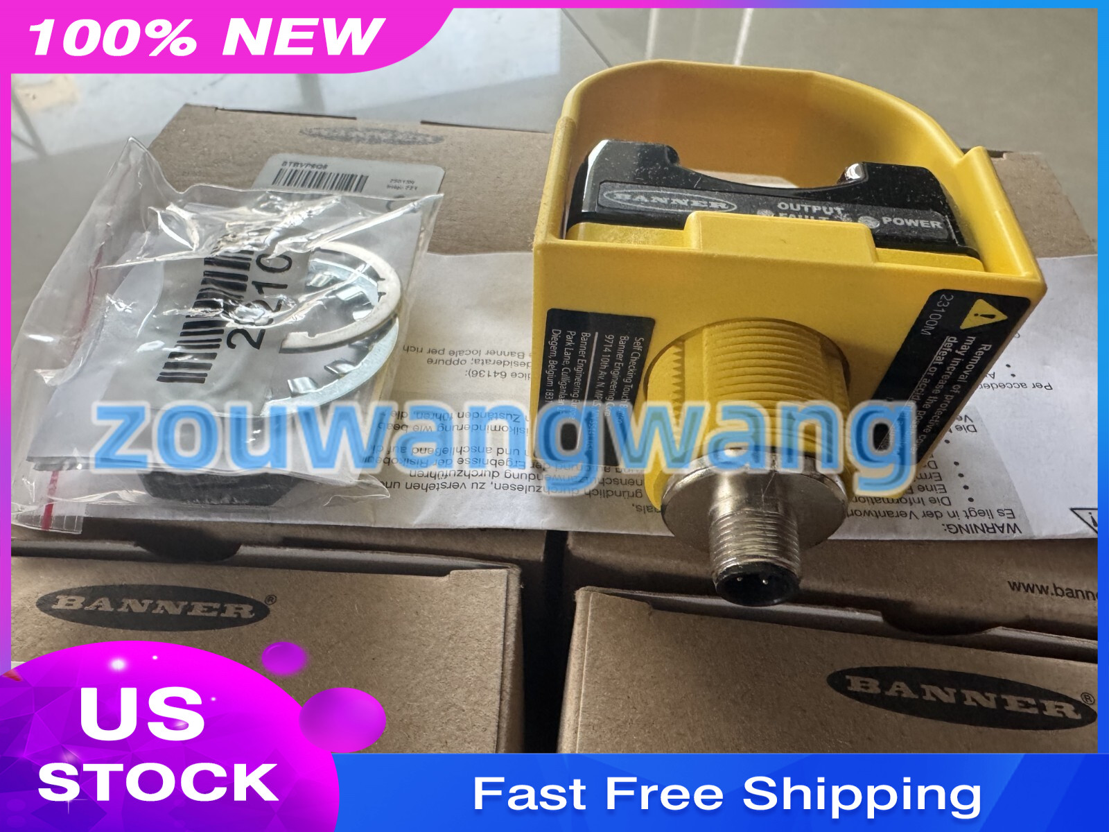 1PCS New Banner STBVP6Q5 64181 Self-check touch button Fast delivery #Z