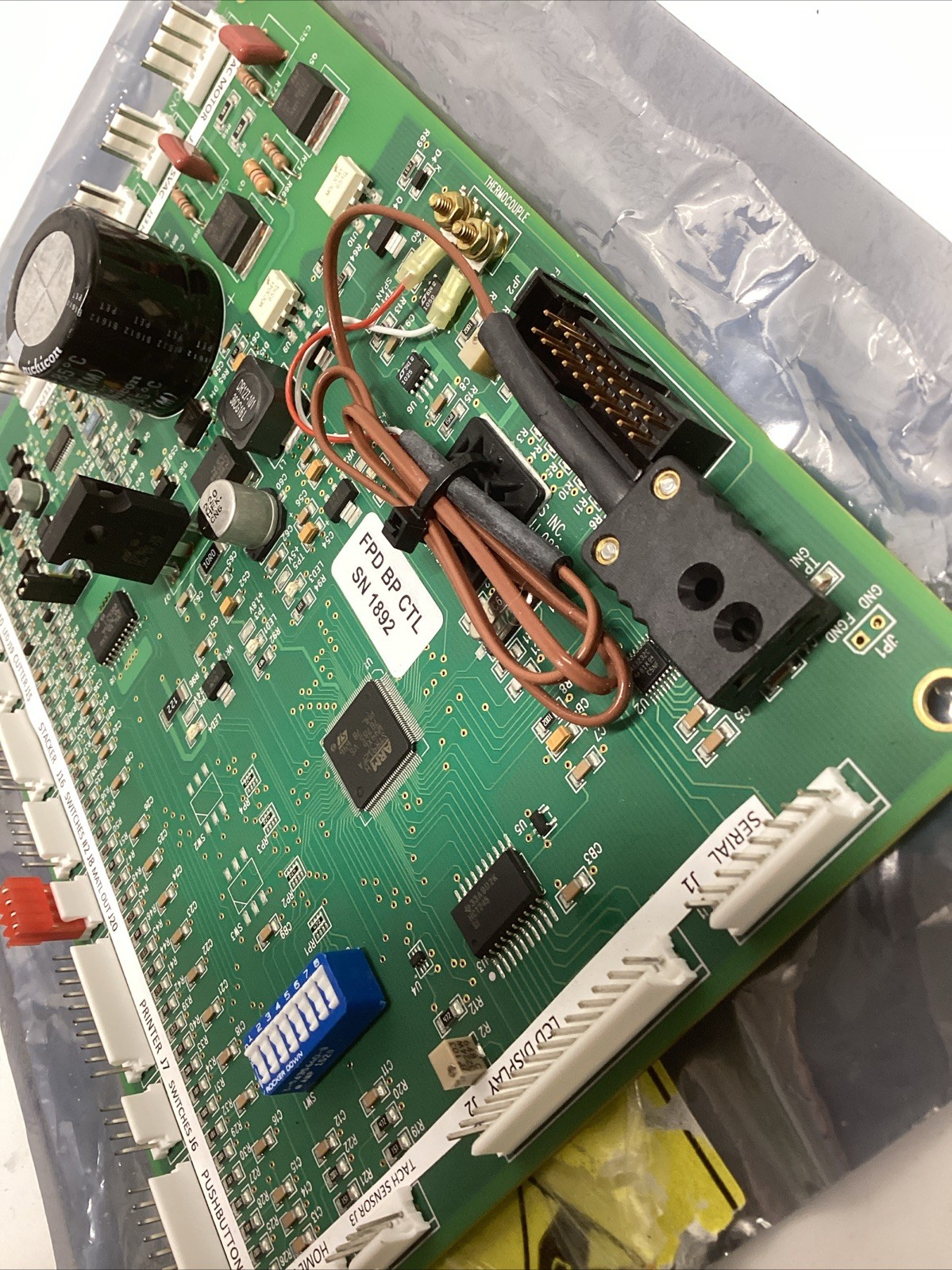 FPD BP CTL Control Board SN 1892 LCD Motor Heater Stepper Industrial PCB. V-525
