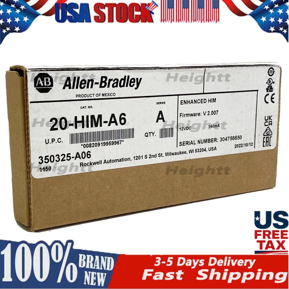Allen Bradley 20-HIM-A6 PowerFlex HIM FW V 2.007 USA US Free Tax