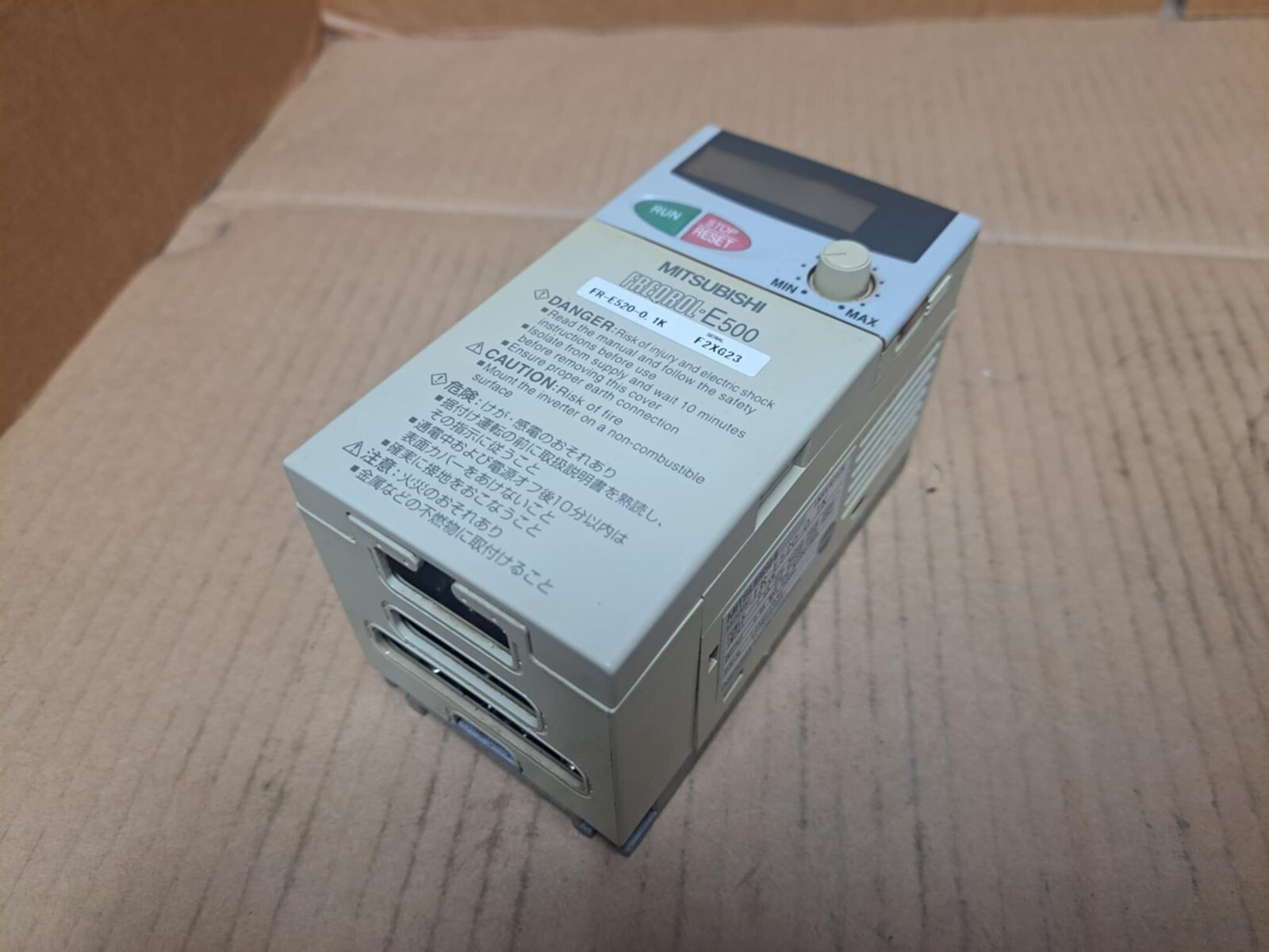 Mitsubishi Electric FREQROL-E500 Inverter Model FR-E520-0.1K