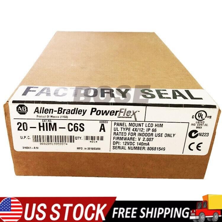 New Sealed AB 20-HIM-C6S PFlex 20 IP66-UL NemaType 4X-12 20HIMC6S US Free Tax