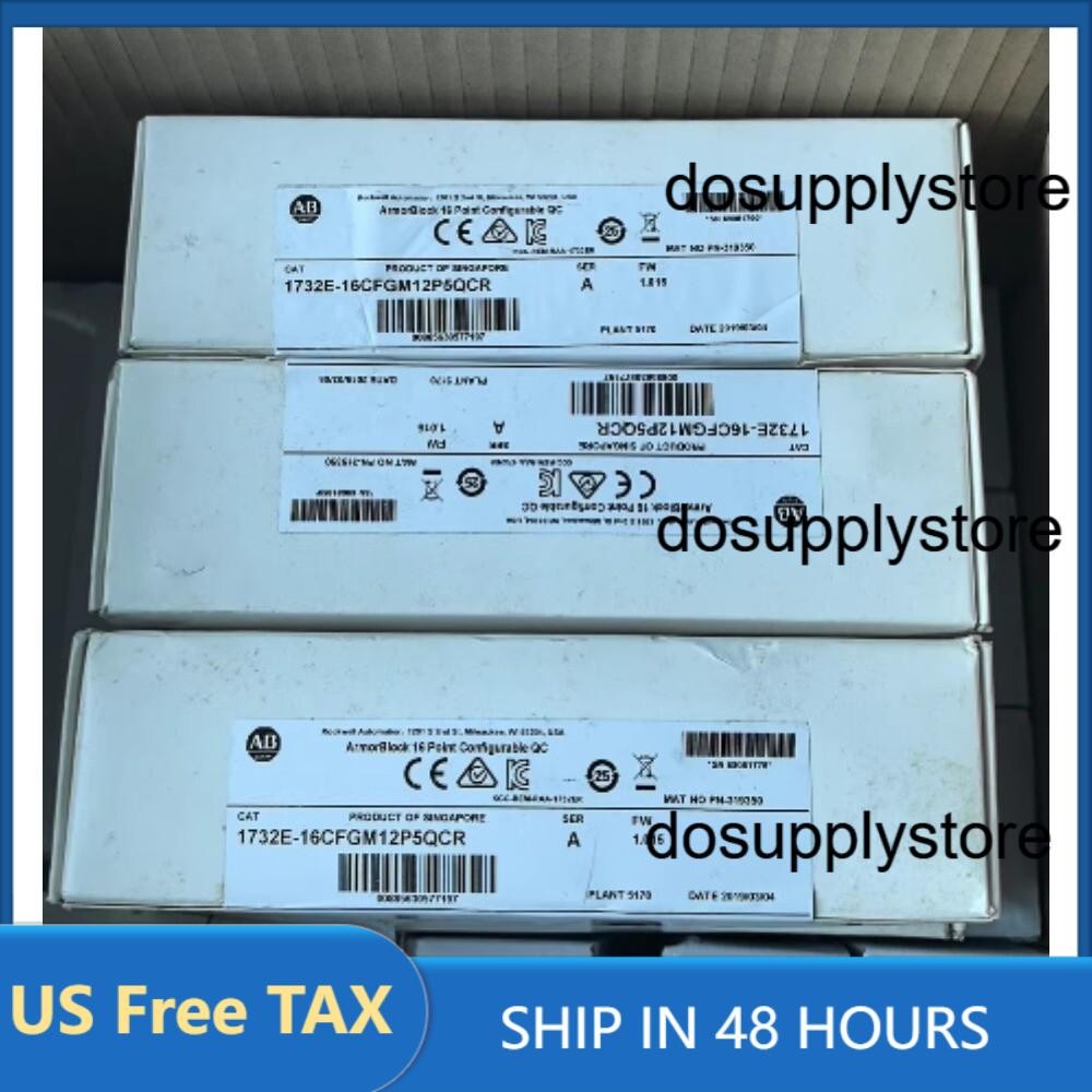 New Sealed Allen Bradley 1732E-16CFGM12P5QCR AB ArmorBlock 16 Point I/O
