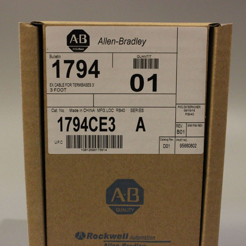 New Original Sealed Allen-Bradley 1794-CE3 Interconnect 3FT Extender Cable
