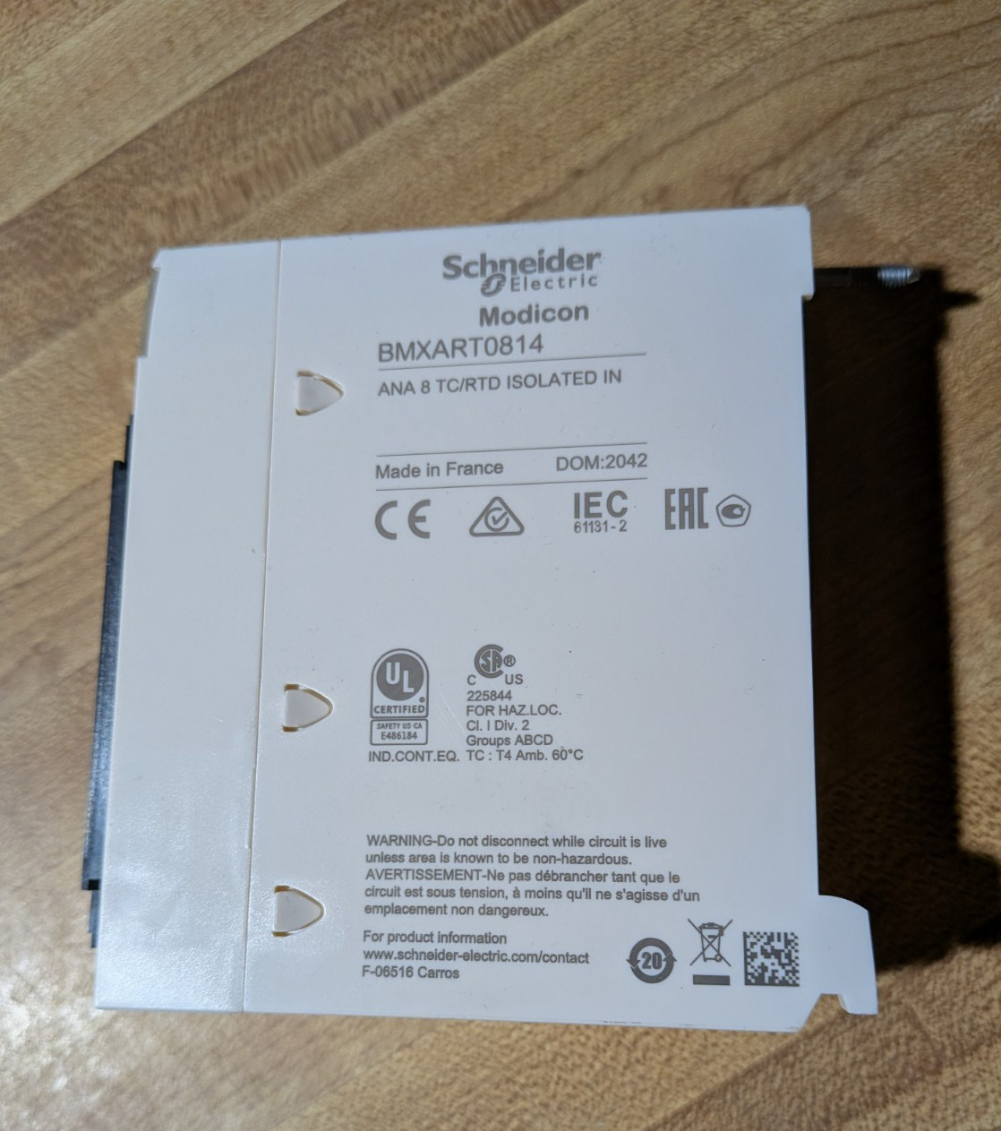 Brand new!! Schneider Electric Modicon X80 I/O Analog TC/RTD Isolated BMXART0814