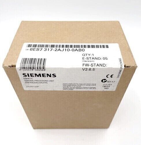 6ES7 317-2AJ10-0AB0 NEW SIEMENS S7-300 CPU 317-2DP 6ES7317-2AJ10-0AB0 2AJ1O-OABO