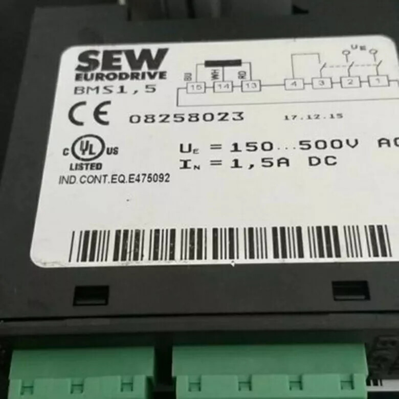 FOR BMS1.5 08258023 SEW Rectifier Motor Brake Block Module 1.5A 150..500V