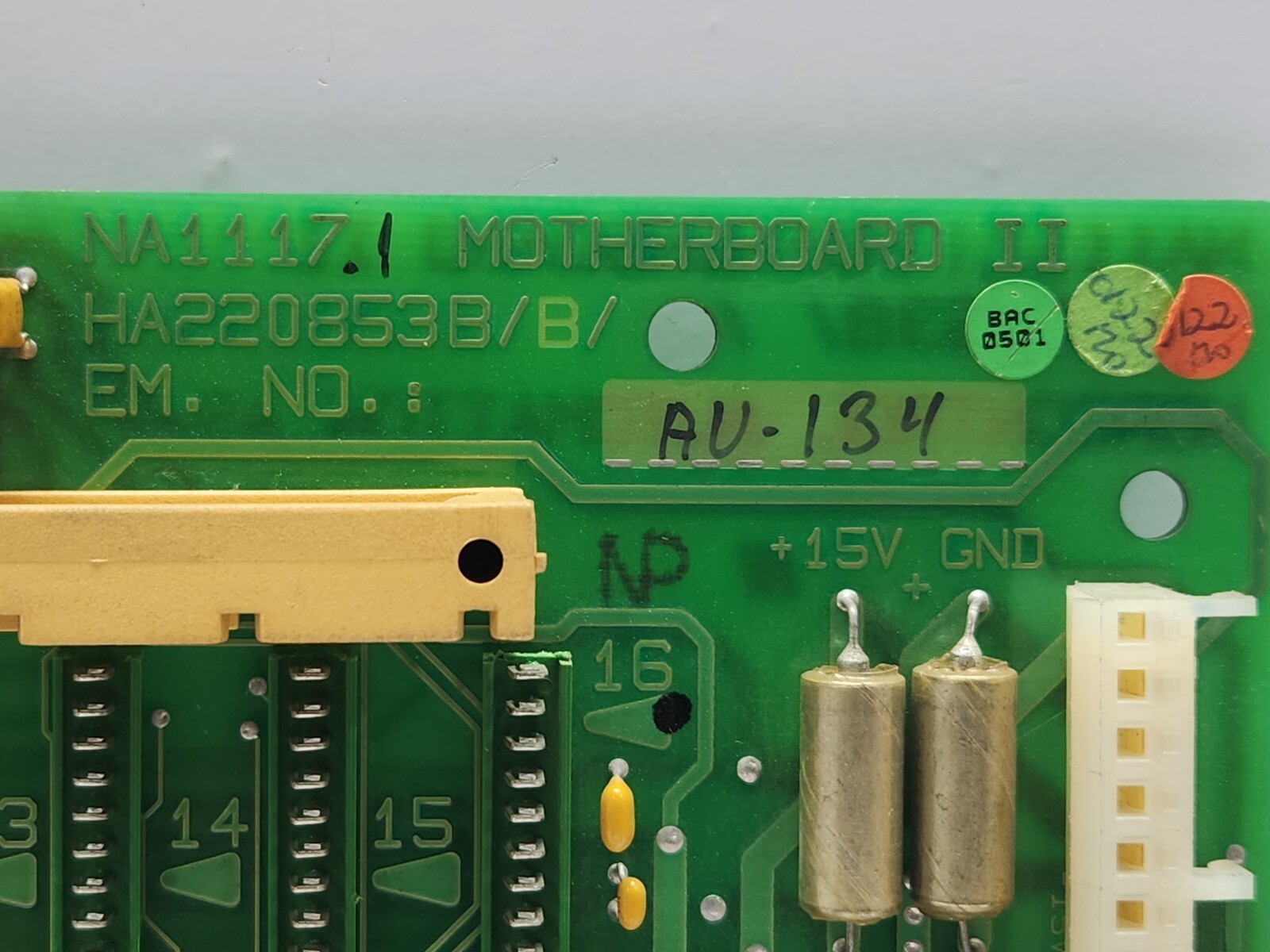 NORCONTROL NA1117.1 MOTHERBOARD II HA220853B/B/