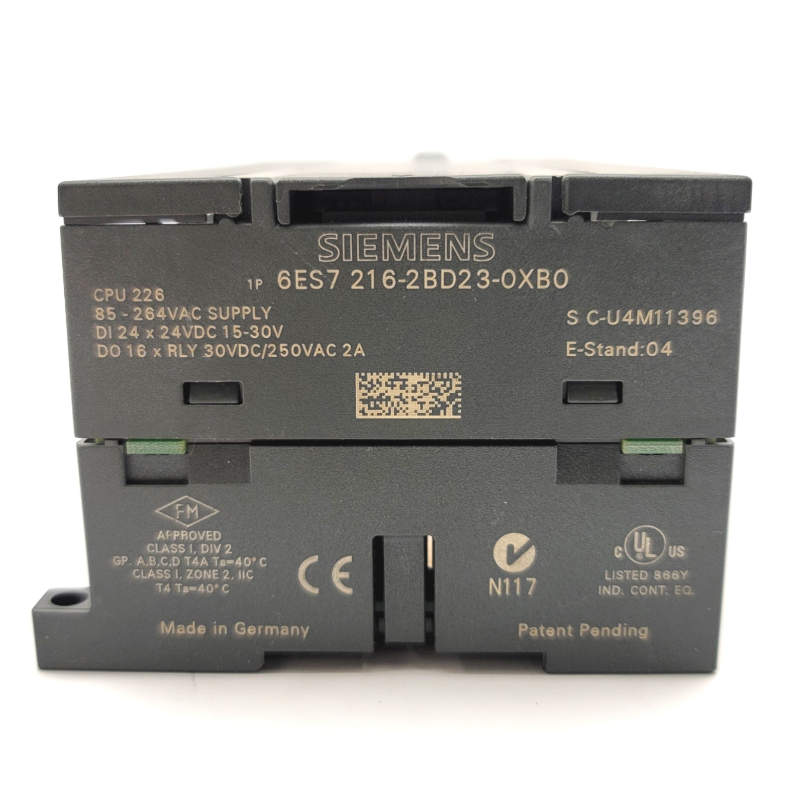 Siemens 6ES7 216-2BD23-0XB0 Simatic S7-200 CPU 226 Compact Unit 24 In, 16 Out