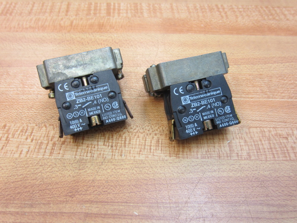 Telemecanique ZB2-BE101 Schneider Block W/Base (Pack of 2)