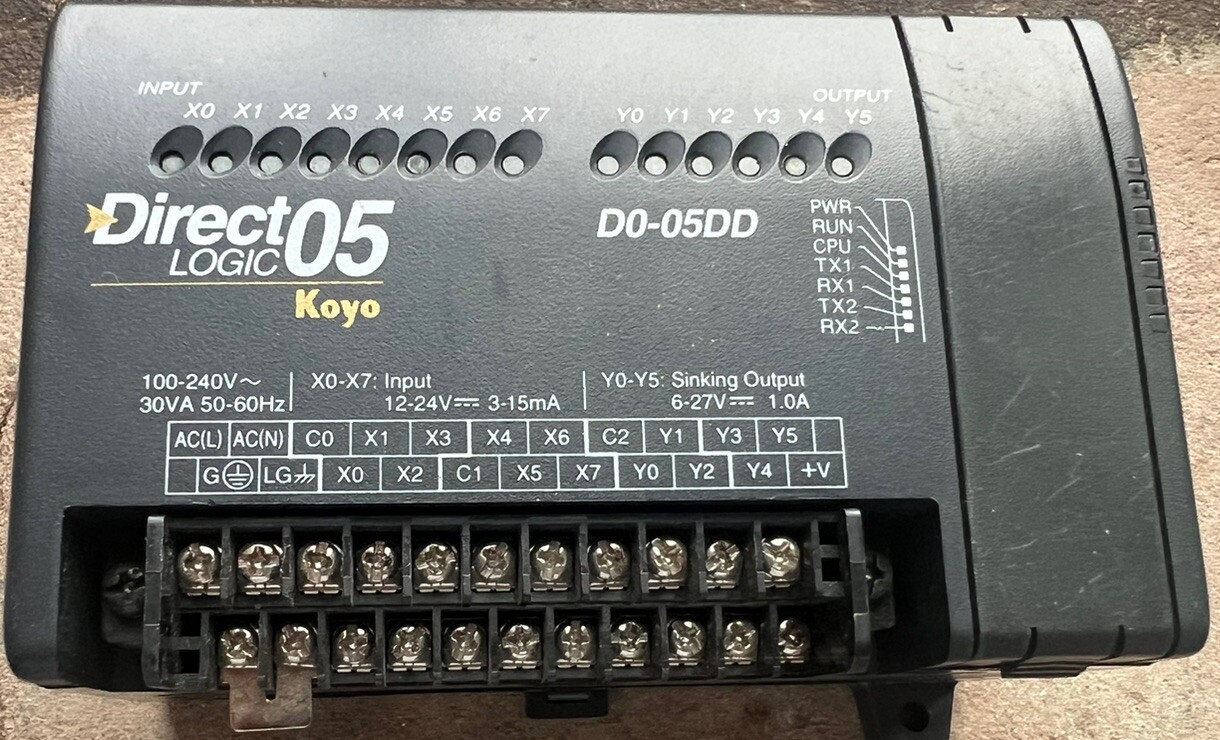 Koyo d0-05dd Industrial Control System PLC Automation Direct