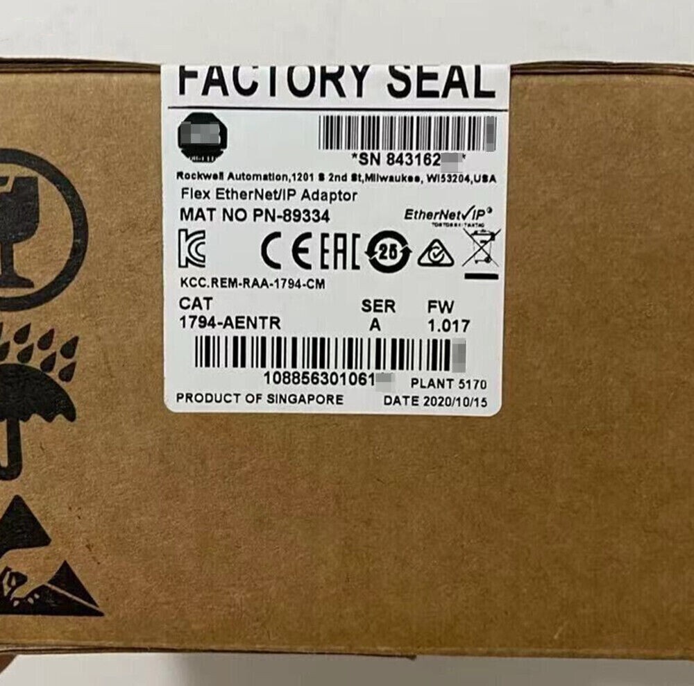 New Factory Sealed Allen Bradley 1794-AENTR SER A Flex EtherNet/IP Adapter