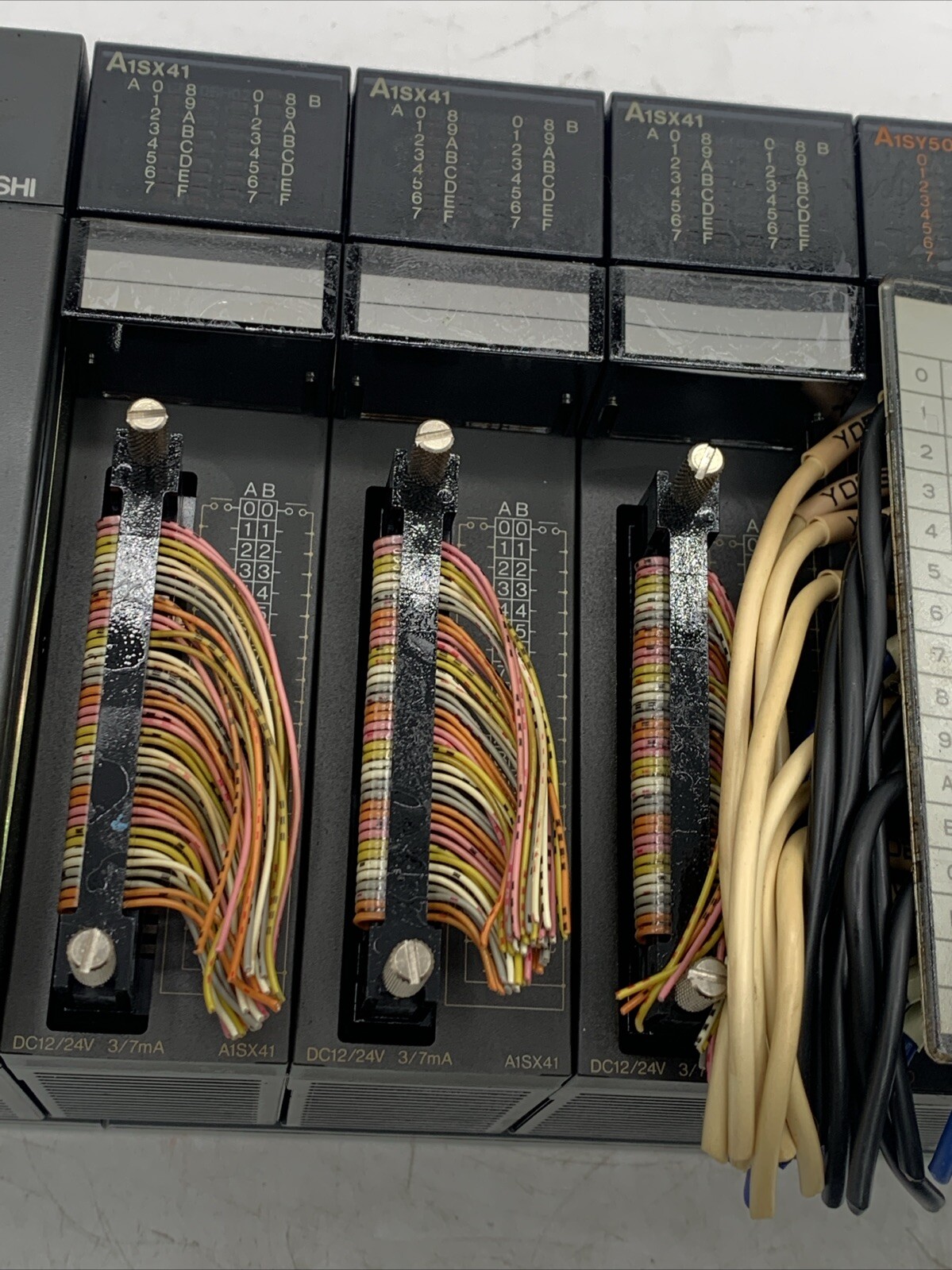 Set Of 9 Melsec & Mitsubishi PLC , A1S61PN, A1SHCPU, A1SX41, A1SY50, A1SY41