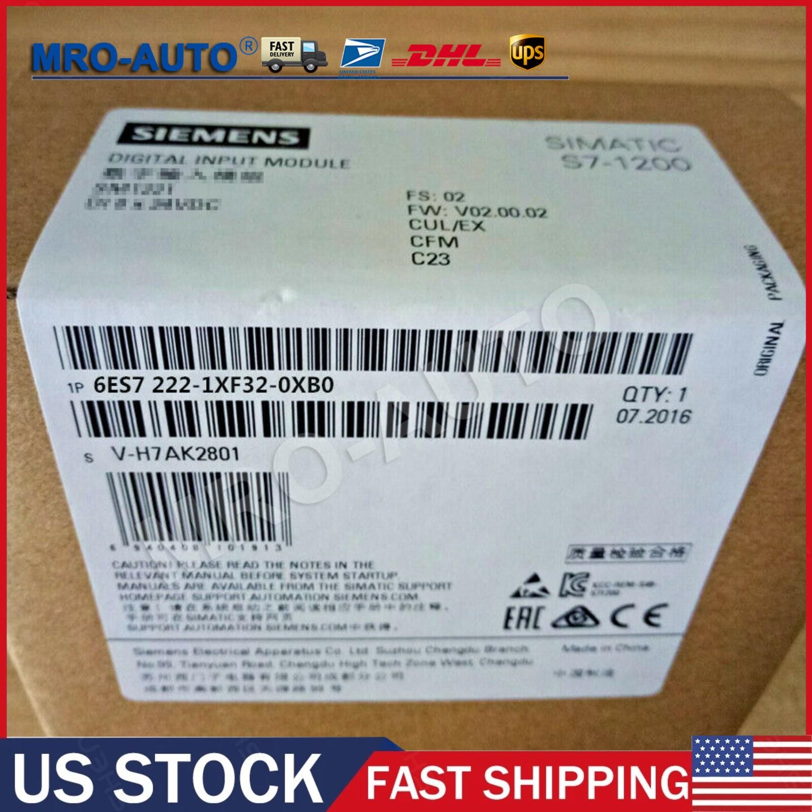 New Siemens 6ES7222-1XF32-0XB0 S7-1200 Digital output SM1222 6ES7 222-1XF32-0XB0