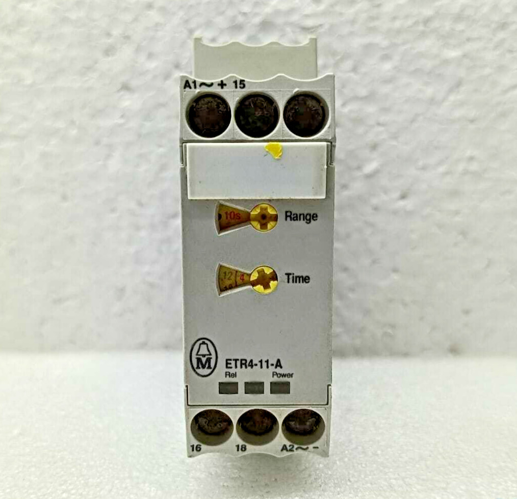 Eaton Moeller ETR4-11-A ON-Delay Time Relay 24-240V AC/DC 3A Industrial Timer