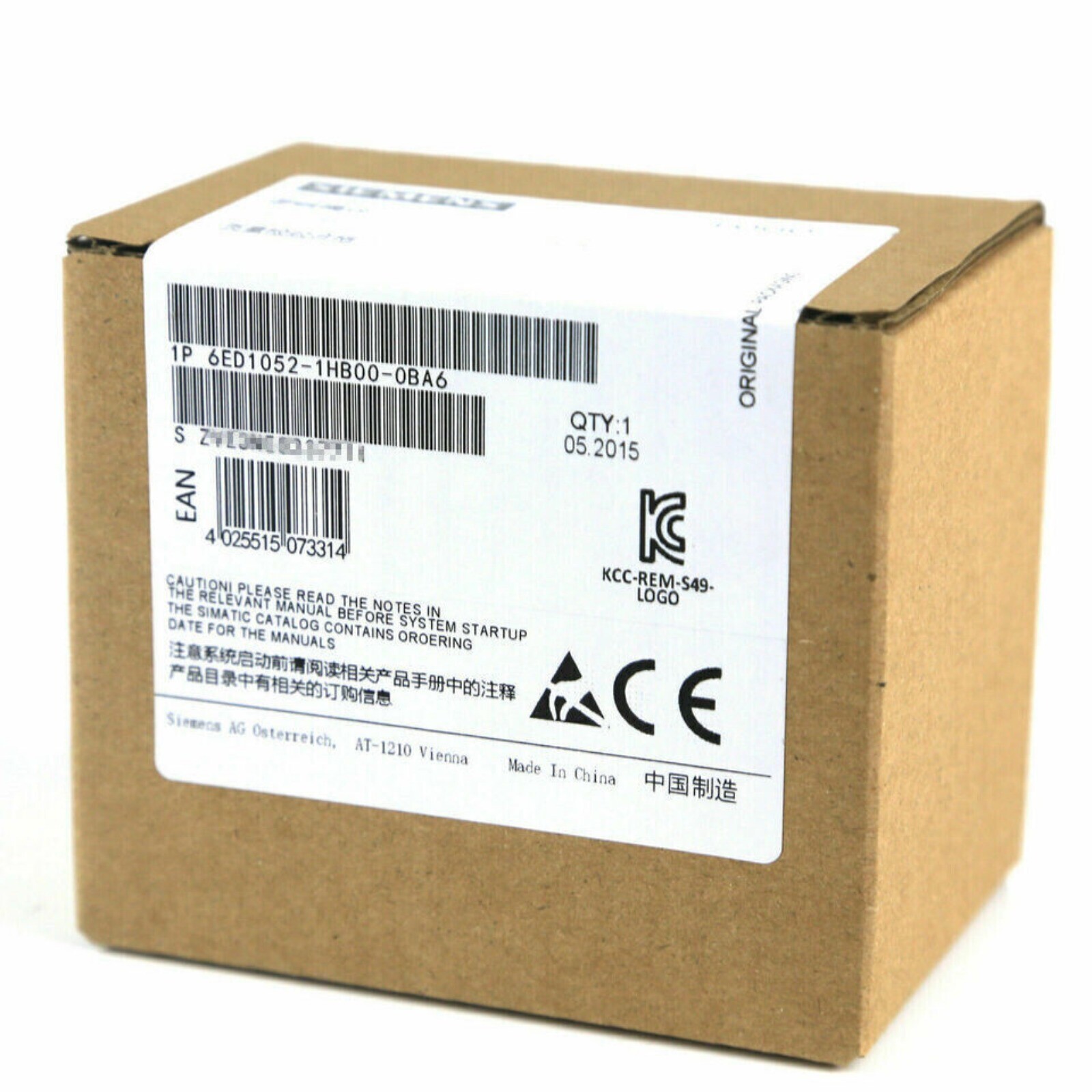 New Siemens 6ED1052-1HB00-0BA6 6ED1 052-1HB00-0BA6 LOGO 24RC logic module