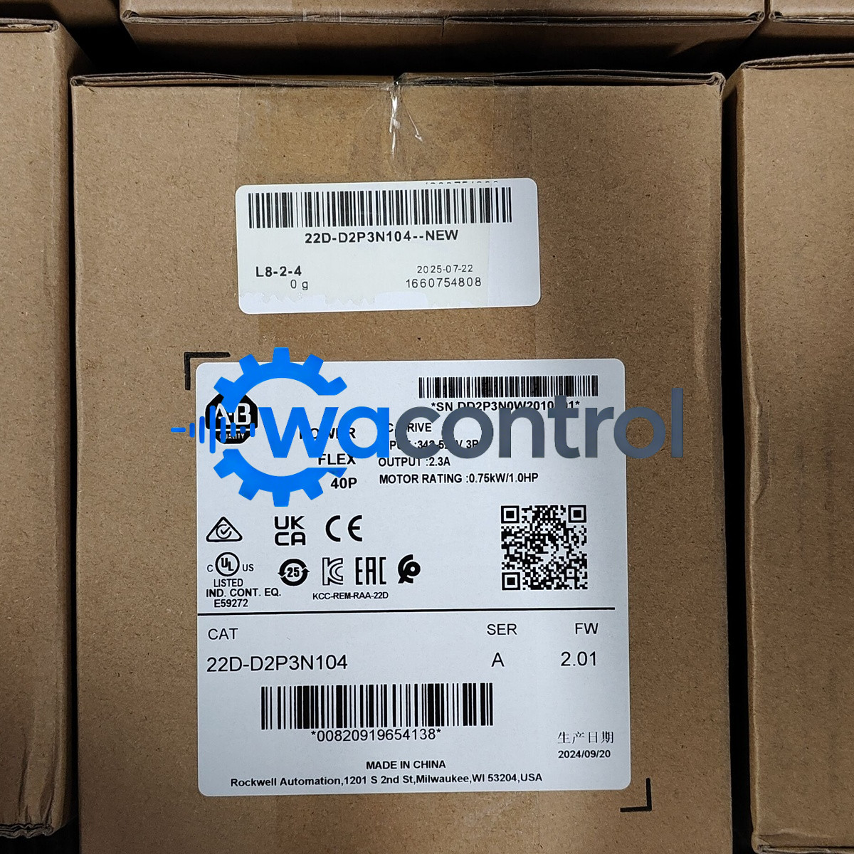 22A-B012N104 AB PowerFlex 40: Brand New Sealed 7.5kW 10 HP AC Drive PLC Module